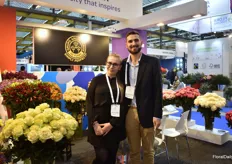 Tania Dolynko and Gerlein of Grupo Andes. Over the last 10 years they have been exhibiting at this show.